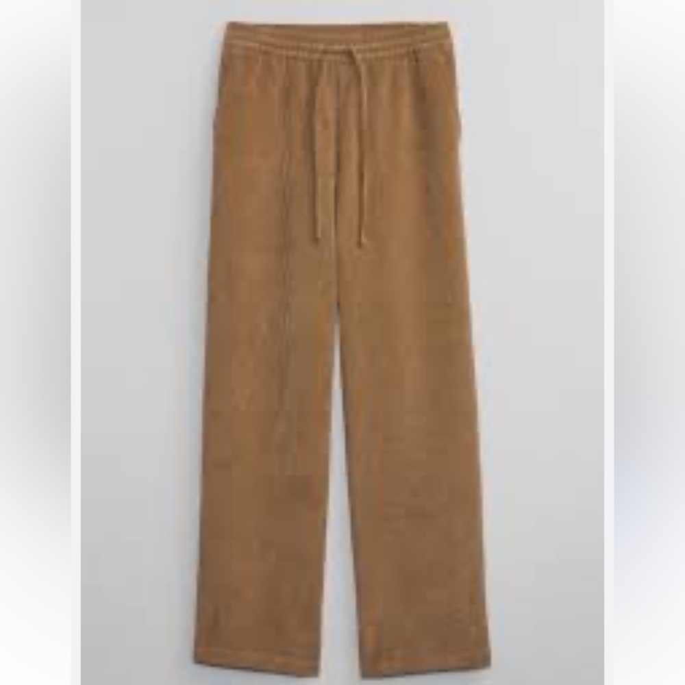 GAP Wide Leg Corduroy Drawstring Pants sz L